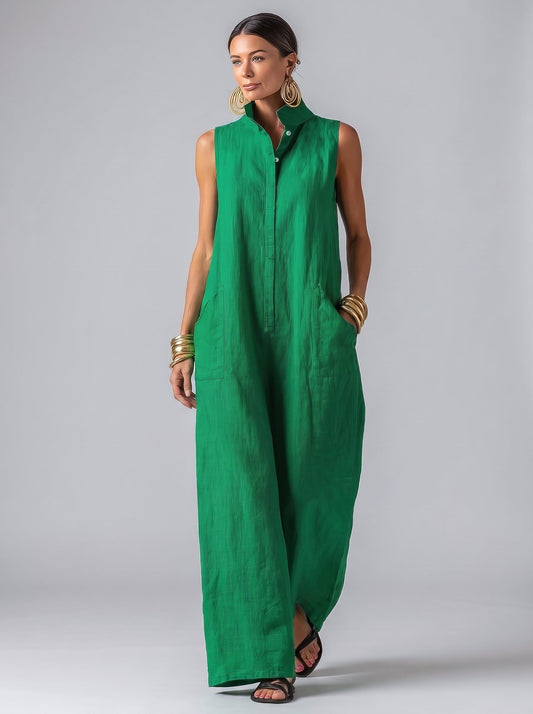 Mono Elegante de Lino y Algodón