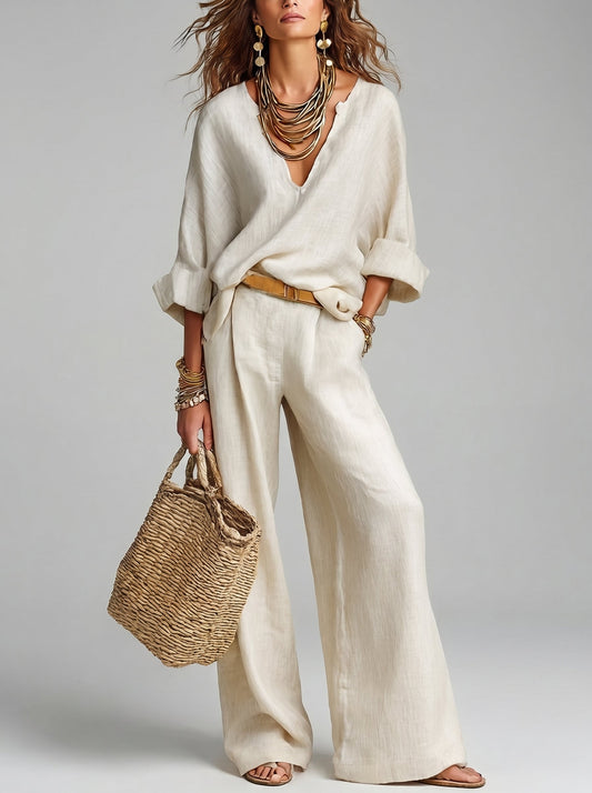 Conjunto Elegante en V