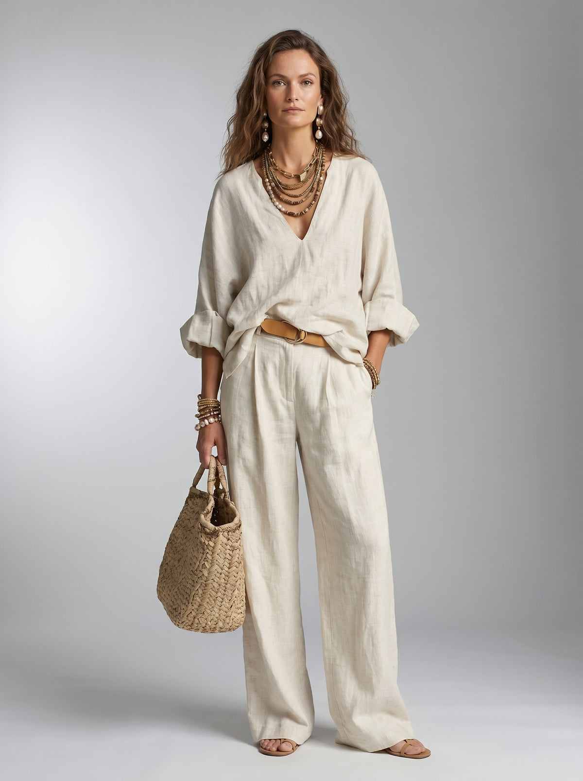 Conjunto Elegante en V